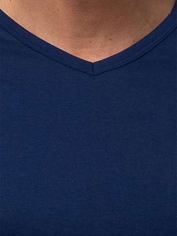 Mey Pyjama lang 'Graphic Stripes' in Blau