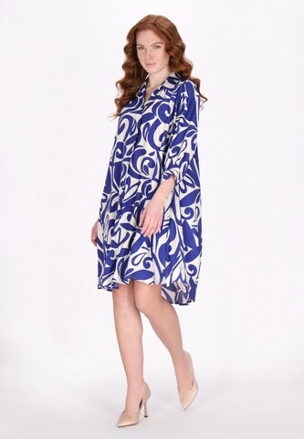 DreiMaster Klassik Blousejurk in Blauw