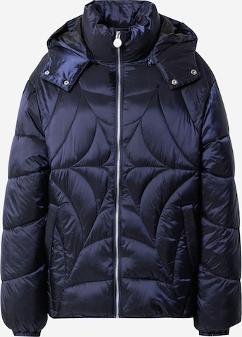 VIERVIER Winter jacket 'Lou' in Blue: front