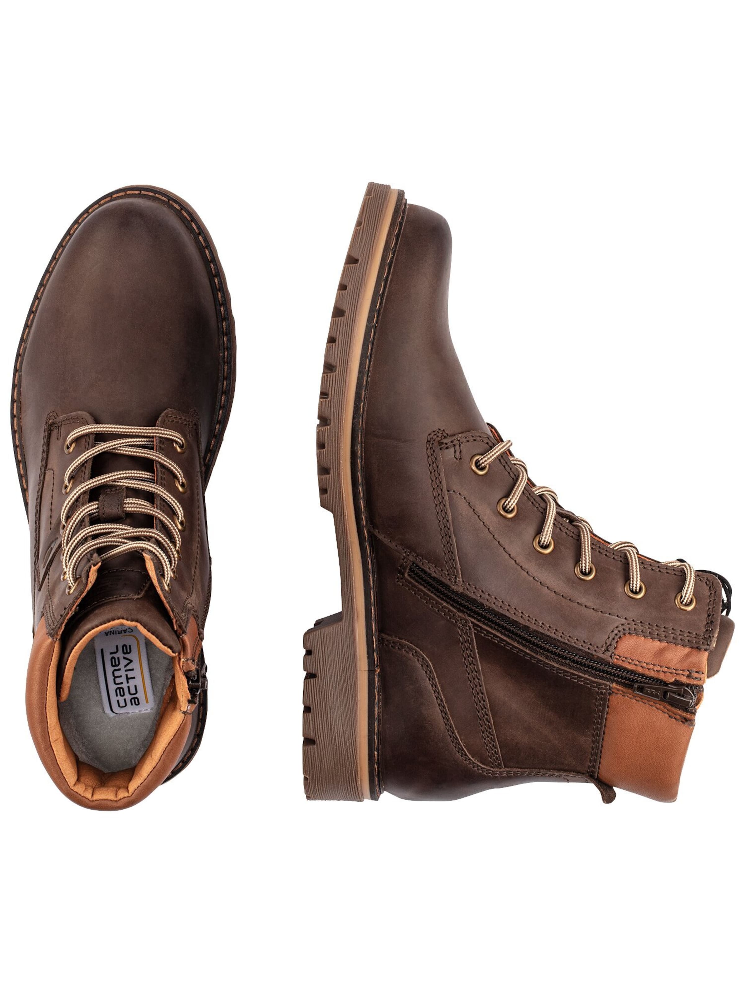 Stivaletto stringato 'Carina' di CAMEL ACTIVE in marrone