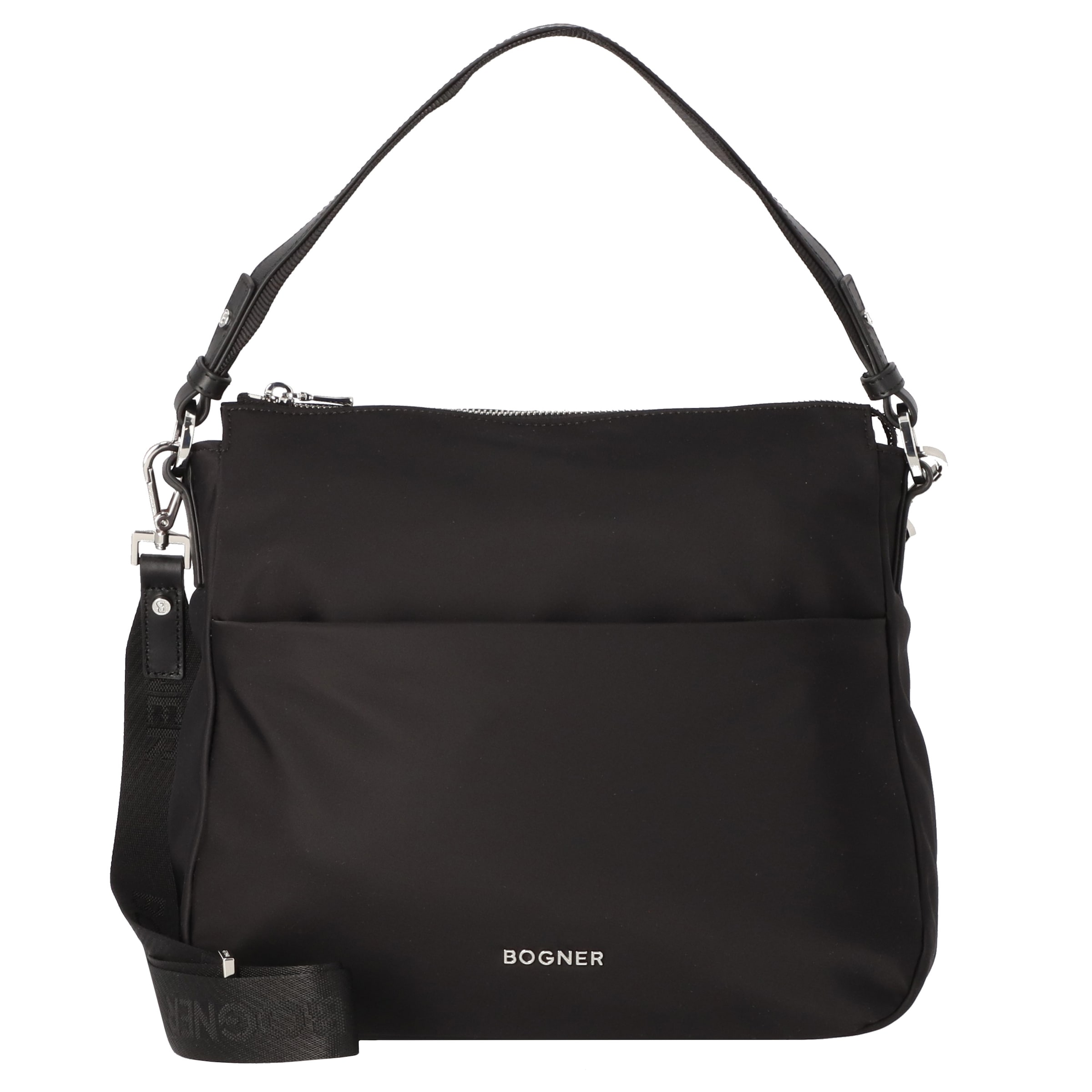 BOGNER Shoulder Bag 'Klosters Isalie' in Black: front
