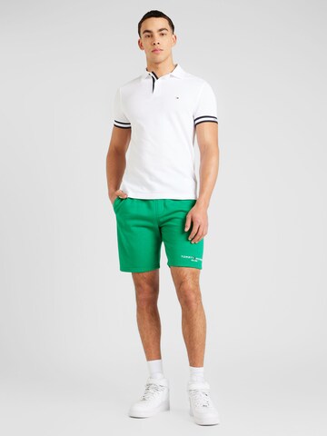 TOMMY HILFIGER - regular Pantalón en verde