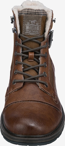 MUSTANG Lace-up boots in Brown