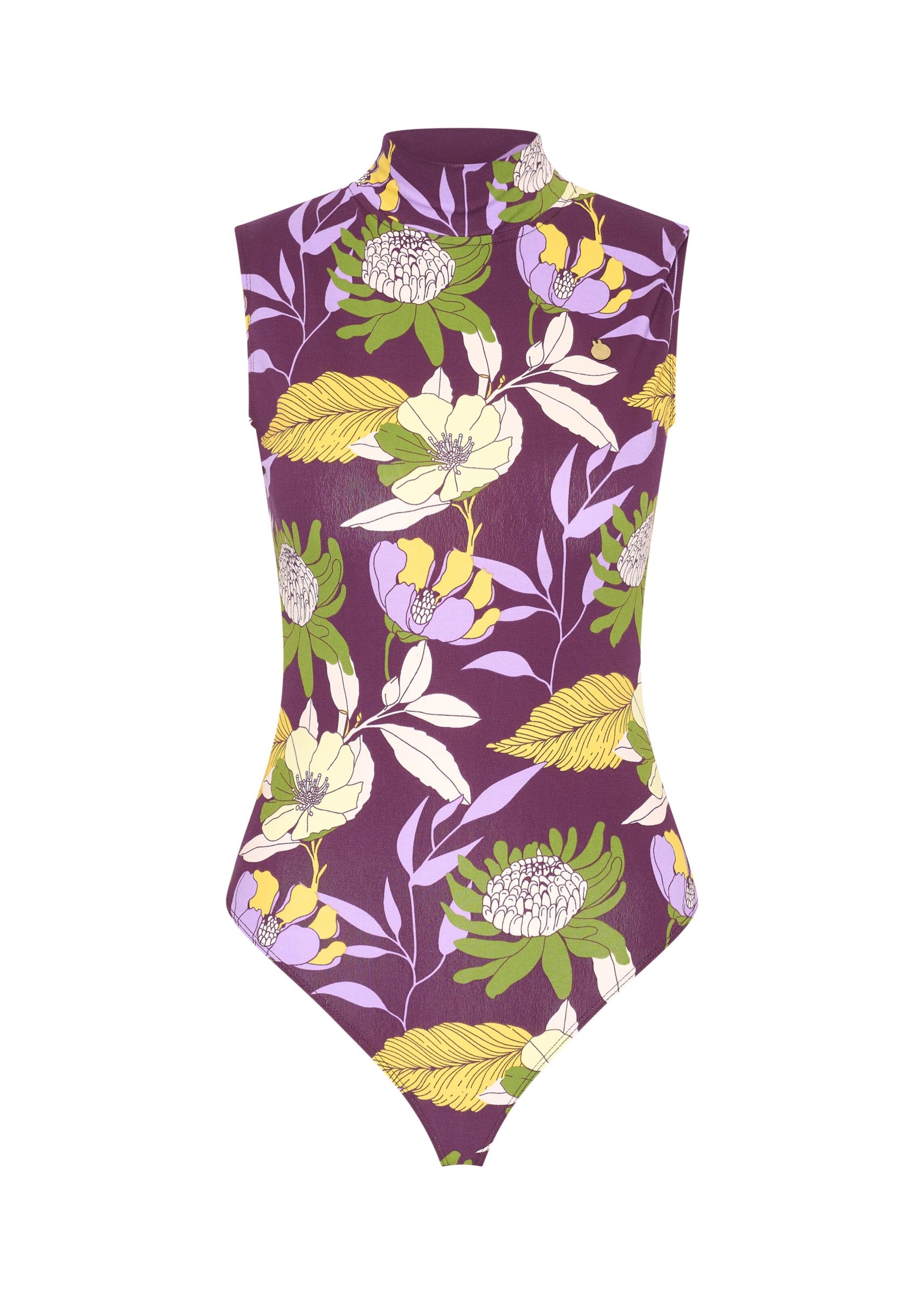 4funkyflavours Shirt bodysuit in Purple: front