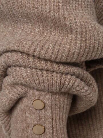 Y.A.S Sweter 'Joha' w kolorze brązowy