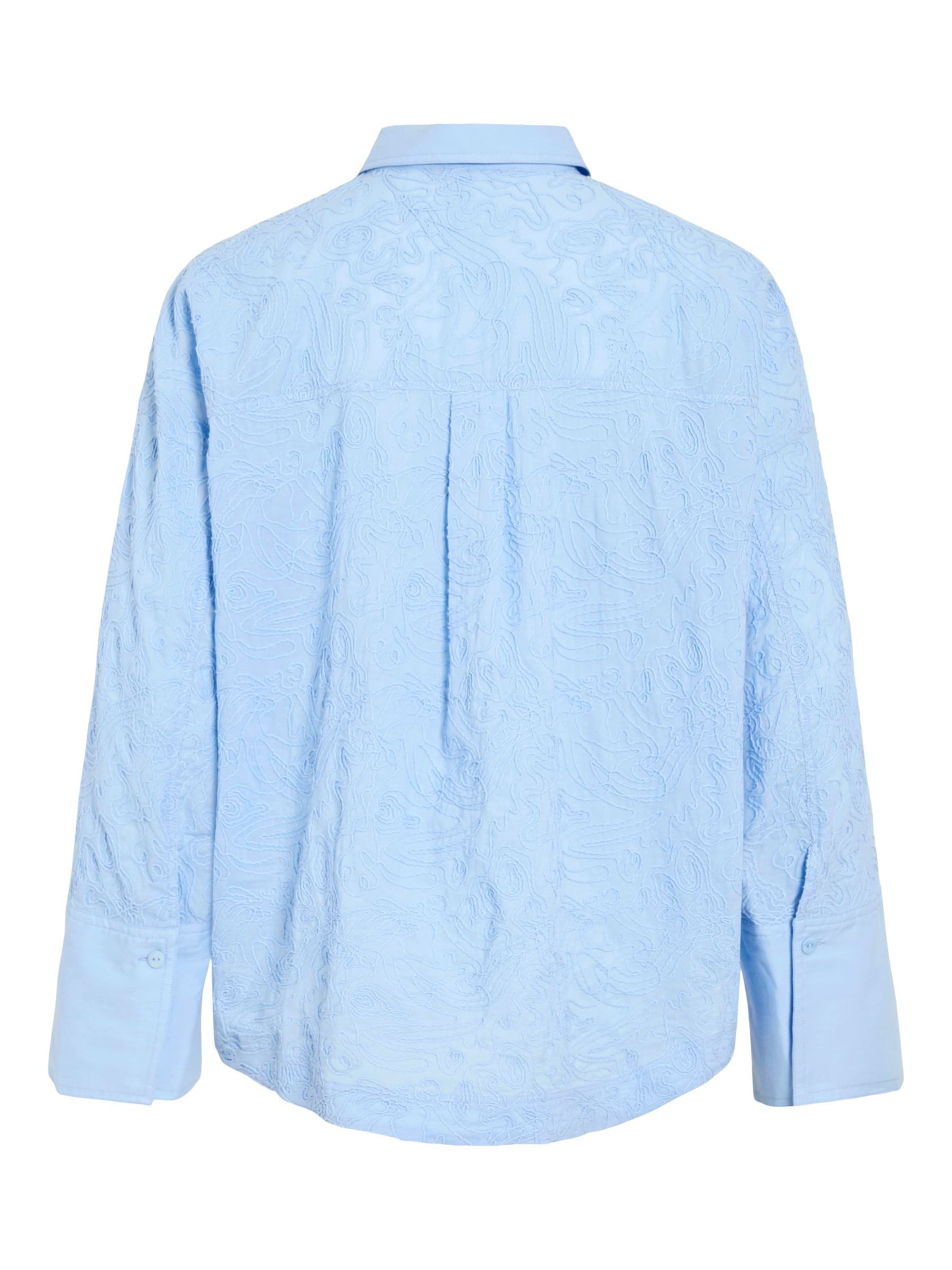 ROUGE EDIT Bluse i blå