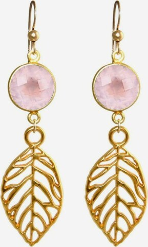 Gemshine Earrings in Gold: front