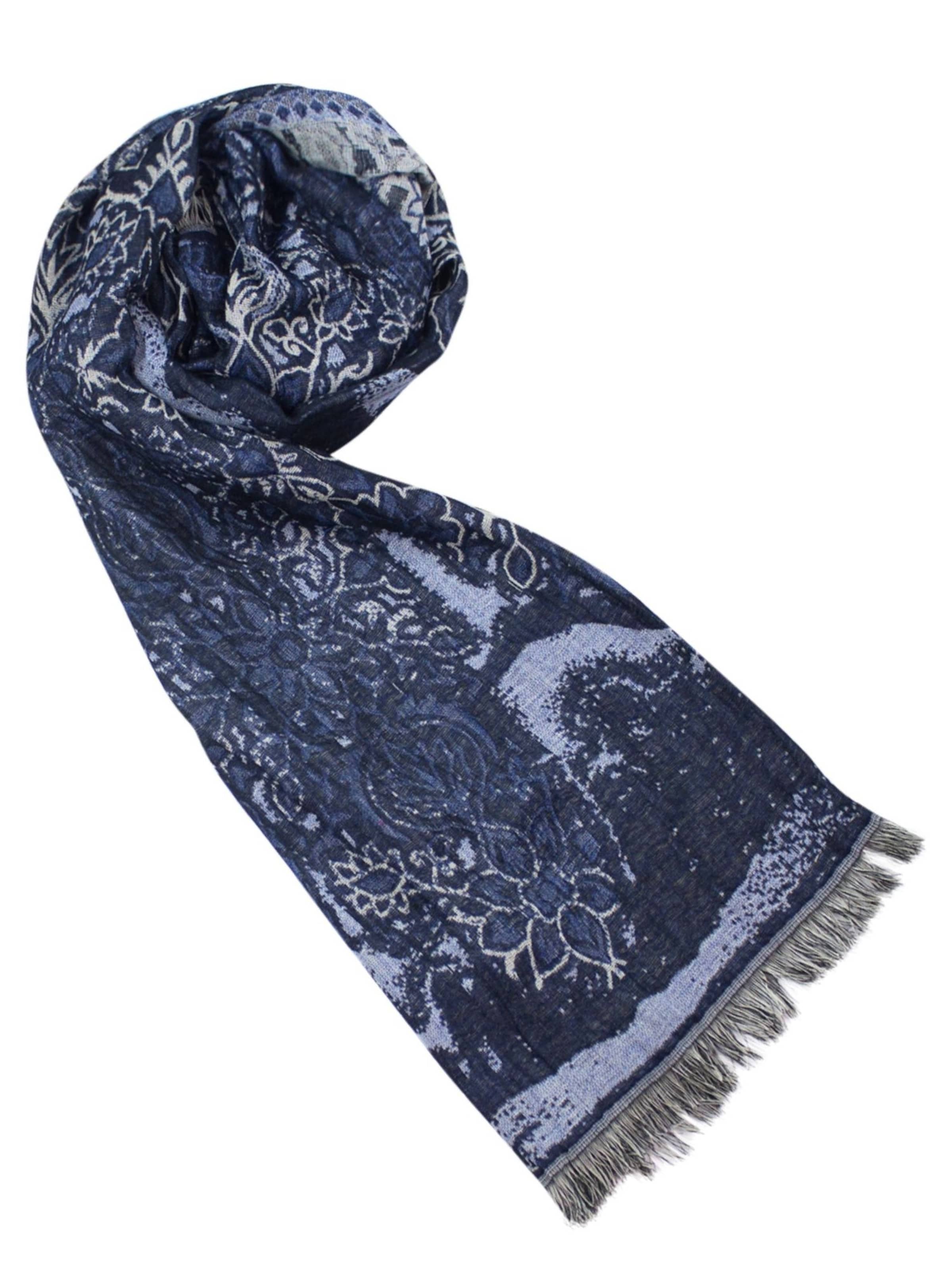 Sunsa Wrap 'Sunsa' in Blue: front