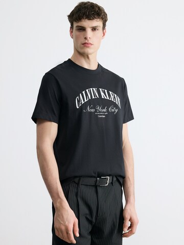 Calvin Klein Jeans Футболка в Черный: спереди