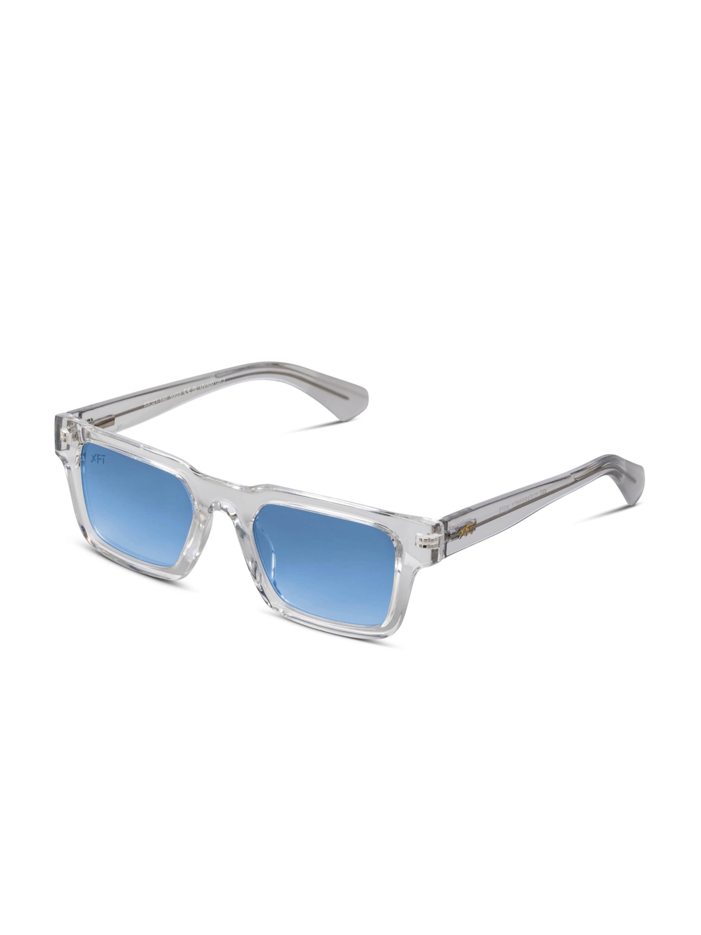 X Frame Therapy Sunglasses 'Clearfinity Sun' in Blue: front