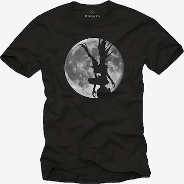 MAKAYA Shirt in Schwarz: Vorderseite