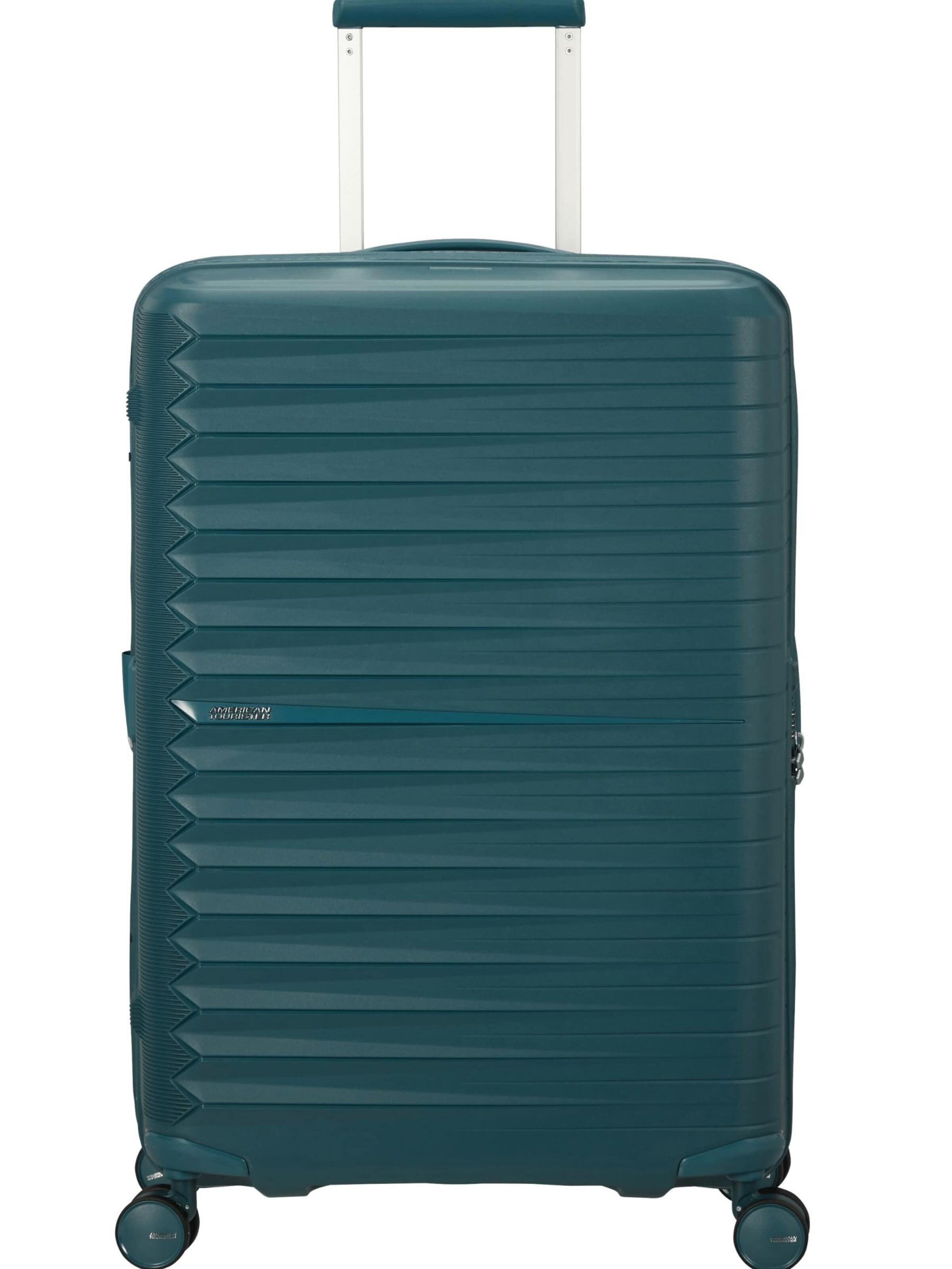 American Tourister Trolley in Groen: voorkant