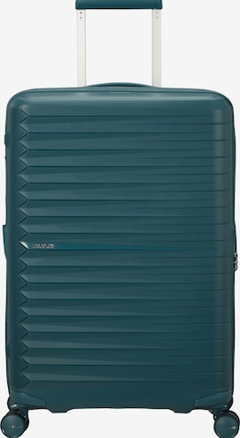 American Tourister Trolley in Groen: voorkant