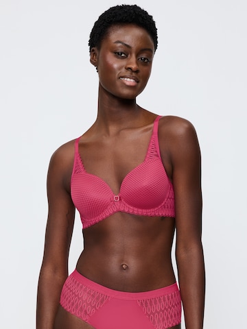 TRIUMPH T-shirt Bra ' Aura Spotlight ' in Pink: front