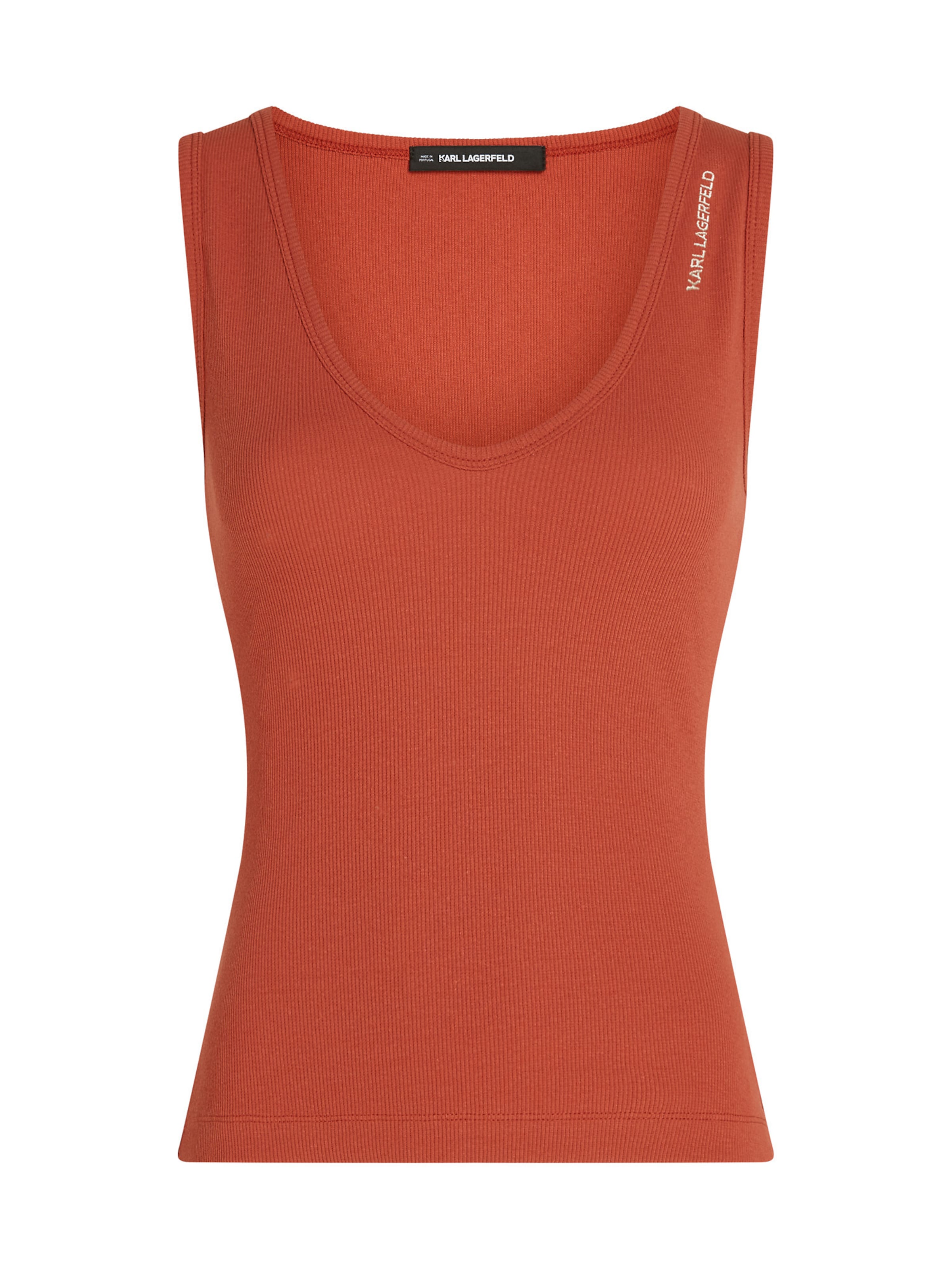 Karl Lagerfeld Top in Orange: Vorderseite