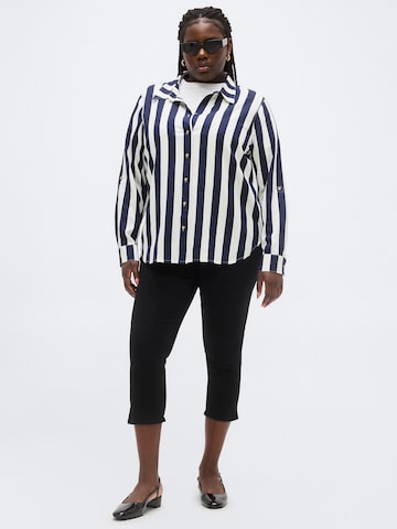 ONLY Carmakoma Blúz 'CARGOA' - fehér