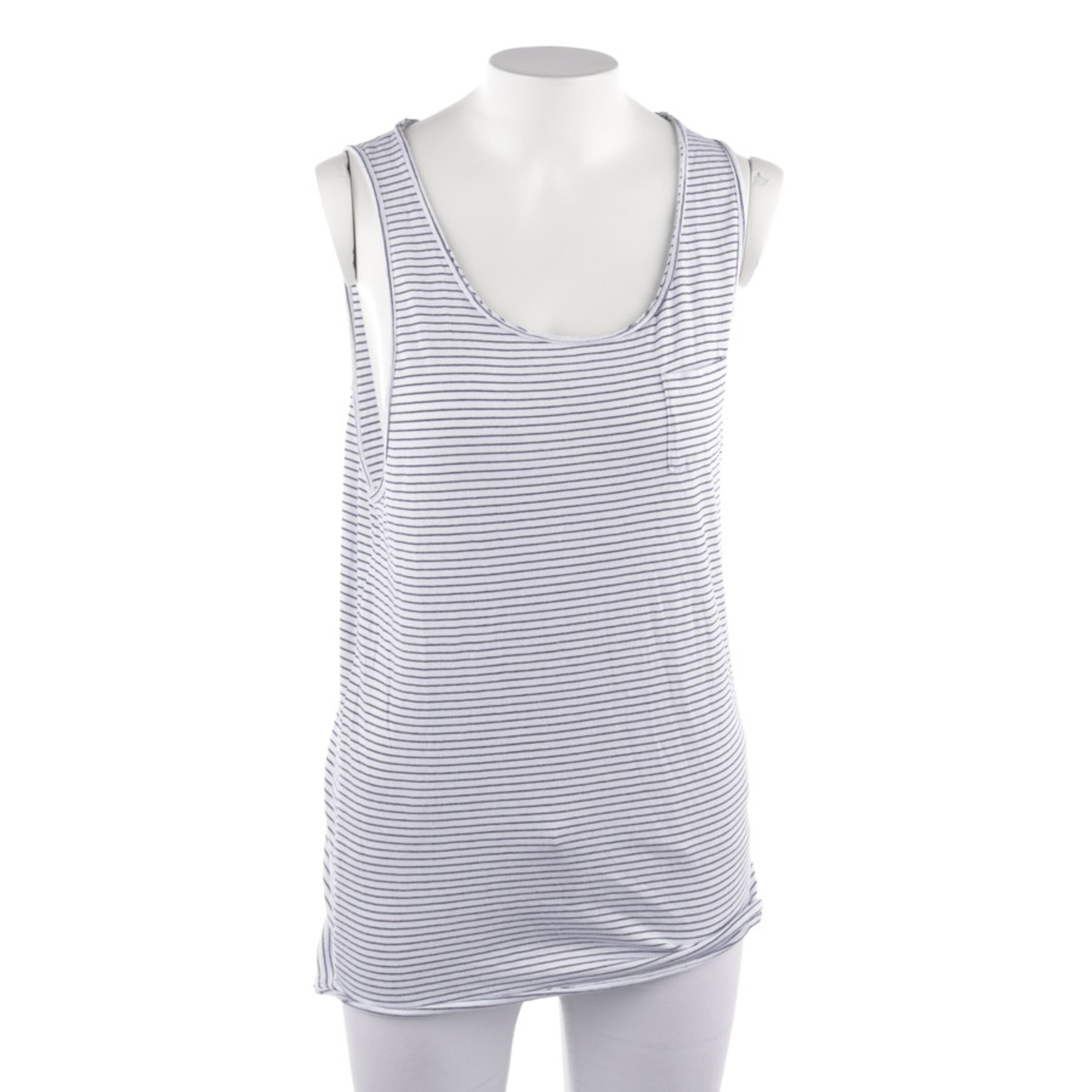 tigha Top / Seidentop S in Schwarz: Vorderseite