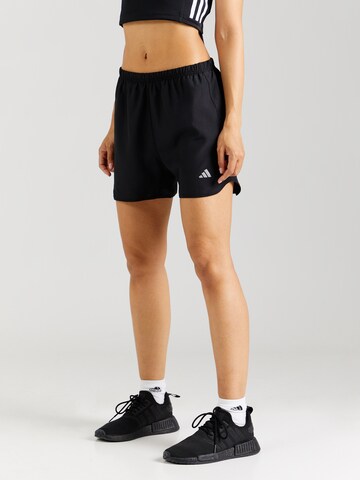 ADIDAS PERFORMANCE Regular Sports trousers 'Run it' in Black: front