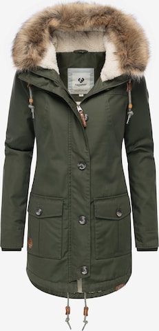 Veste d’hiver 'Jane' Ragwear en vert : devant