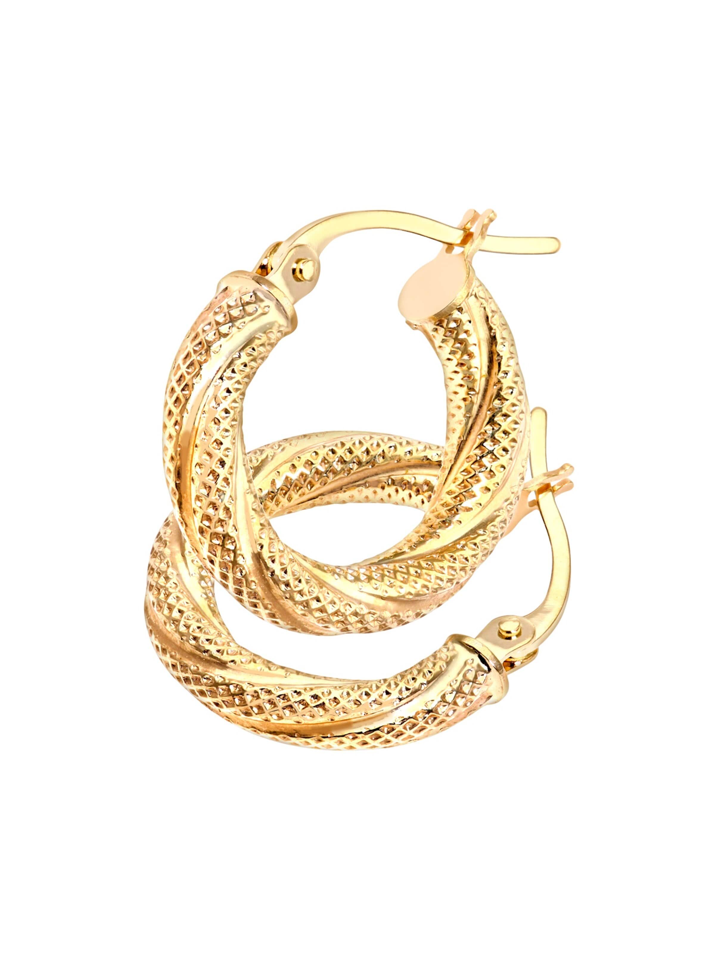 DIAMANT LETERNEL Earrings in Gold: front