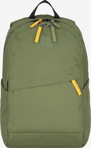 JACK WOLFSKIN Sports Backpack in Green: front