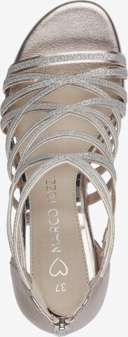 MARCO TOZZI Sandalen met riem in Zilver