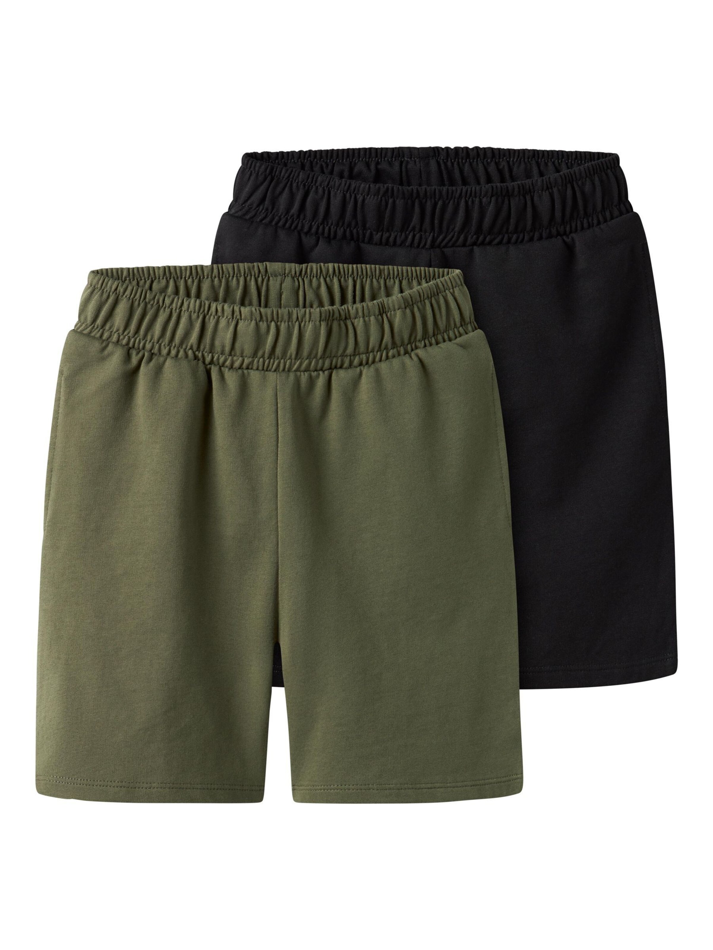 TWO SOON Normalny krój Spodnie w kolorze zielony: przód