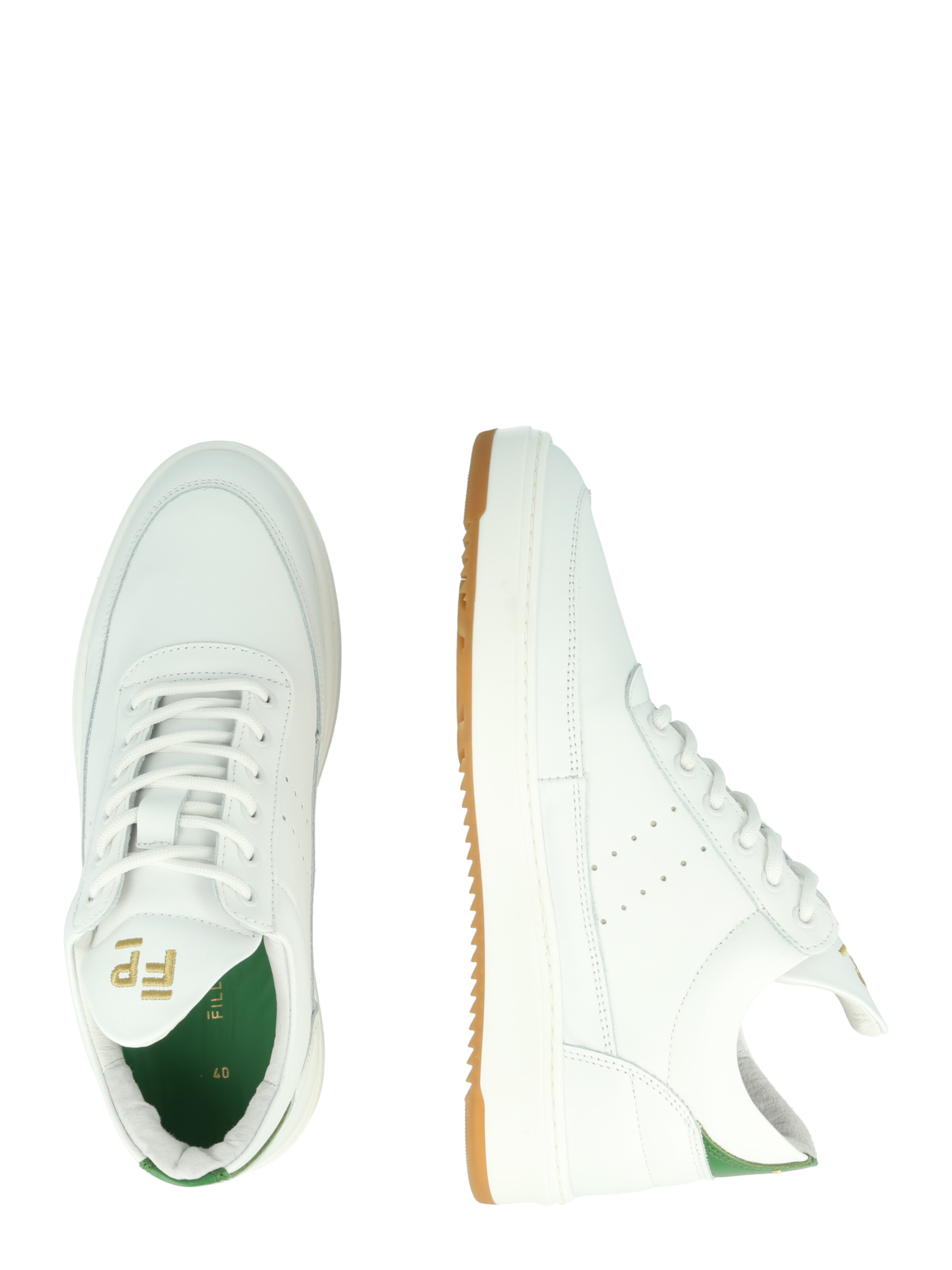 Filling Pieces Tenisky 'Bianco' – bílá