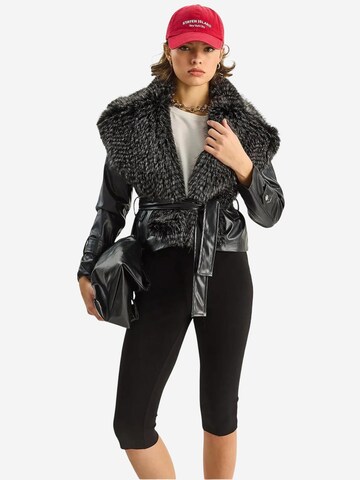 Bianco Lucci Tussenjas in Zwart