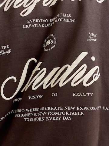 JACK & JONES Mikina 'JORNORREBRO' – hnědá