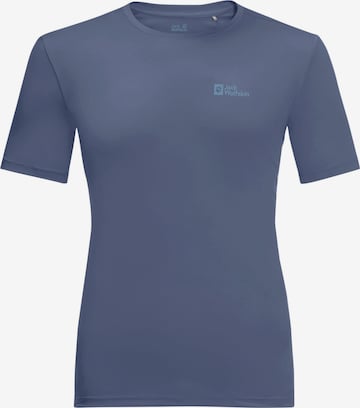 JACK WOLFSKIN Performance Shirt in Blue: front