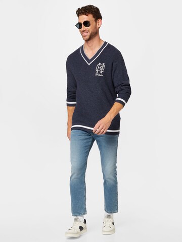 HOLLISTER Trui 'VARSITY' in Blauw