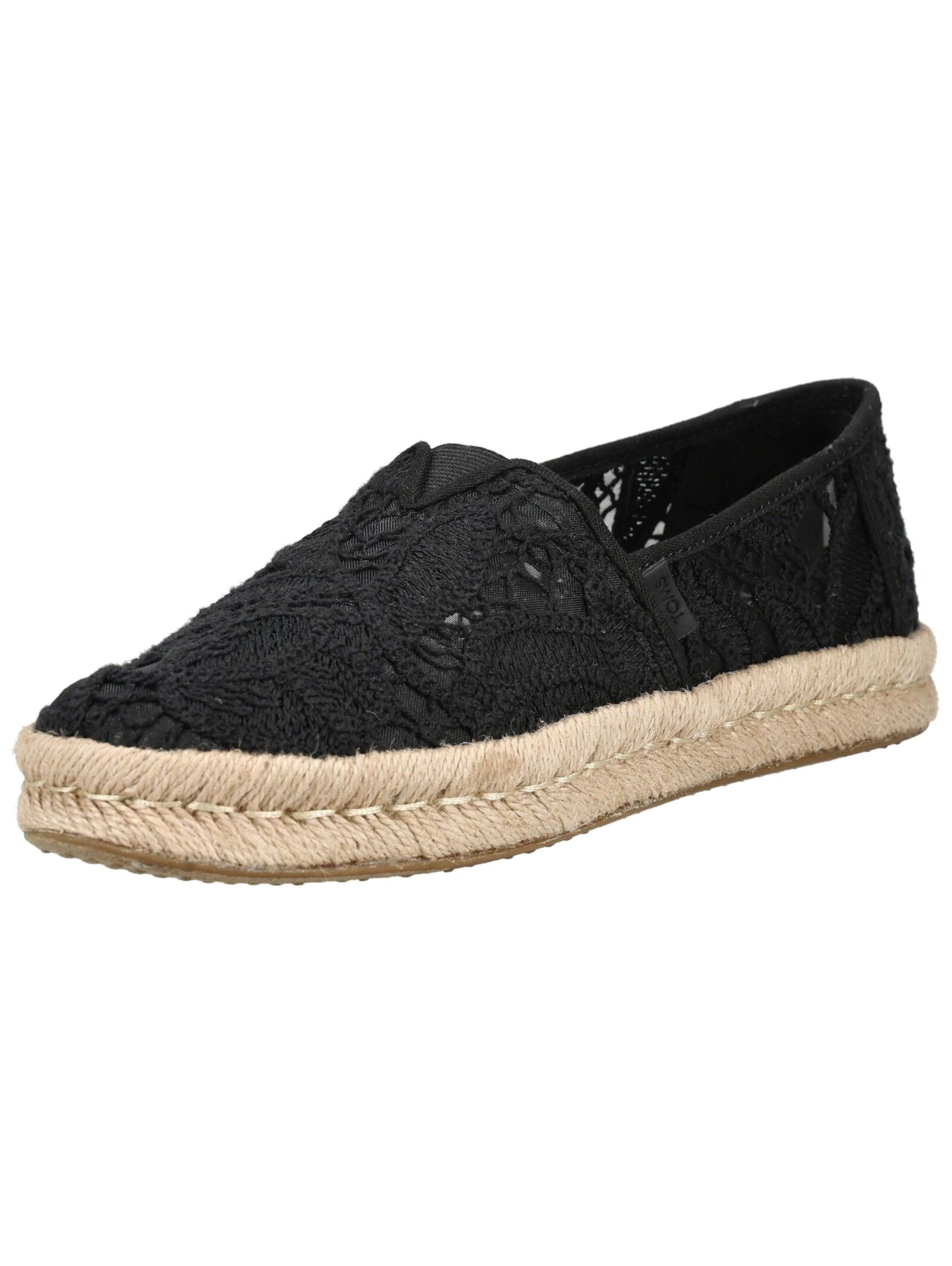 Espadrillas di TOMS in nero: frontale