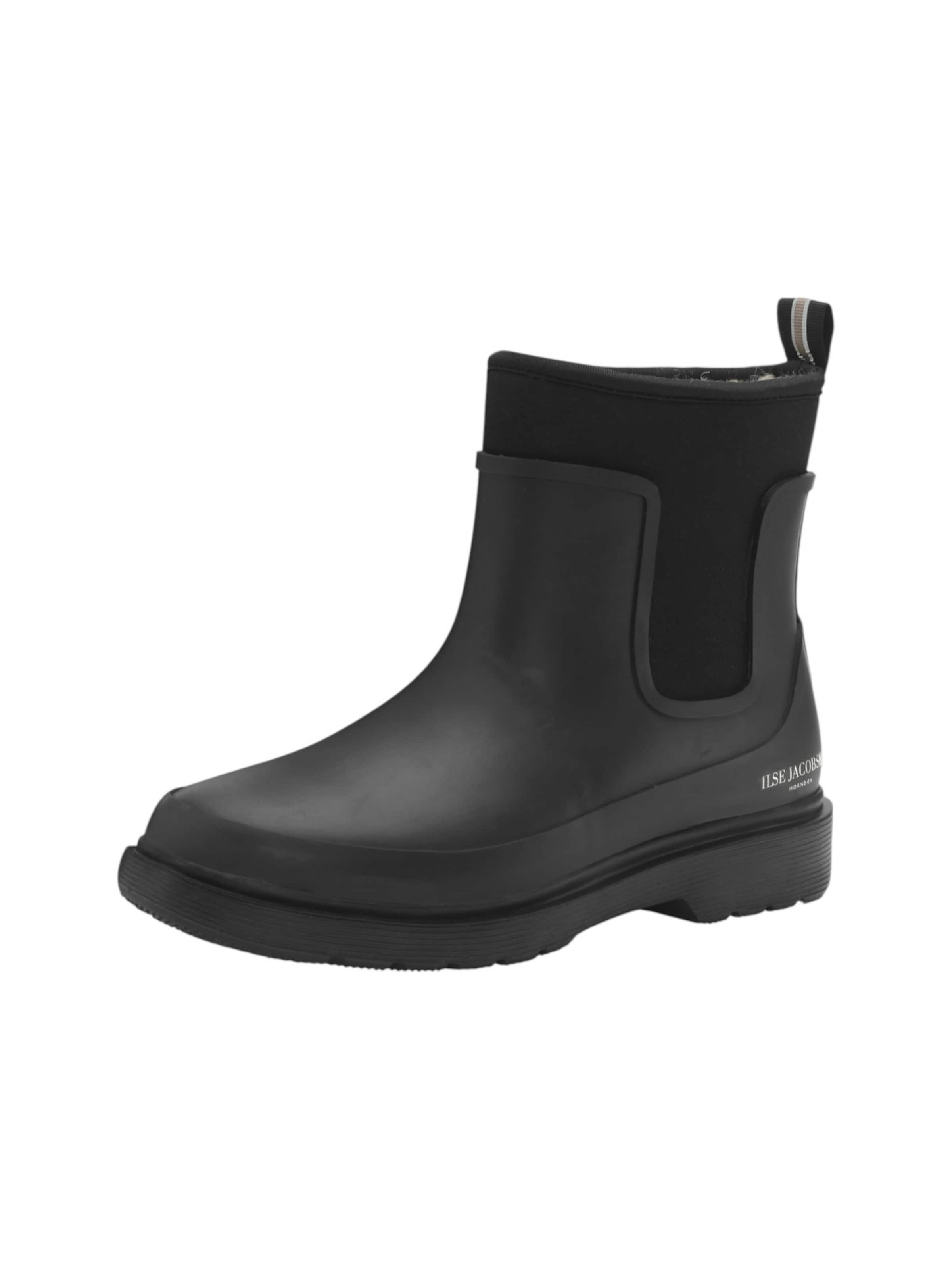 ILSE JACOBSEN Gummistøvler 'RUBAIR11' i sort: forside