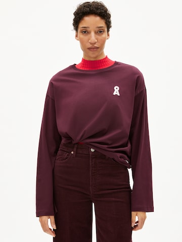 ARMEDANGELS Shirt in Rood: voorkant