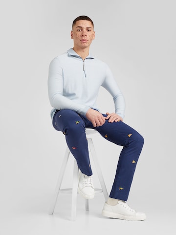 Polo Ralph Lauren regular Lærredsbukser 'BEDFORDP' i blå