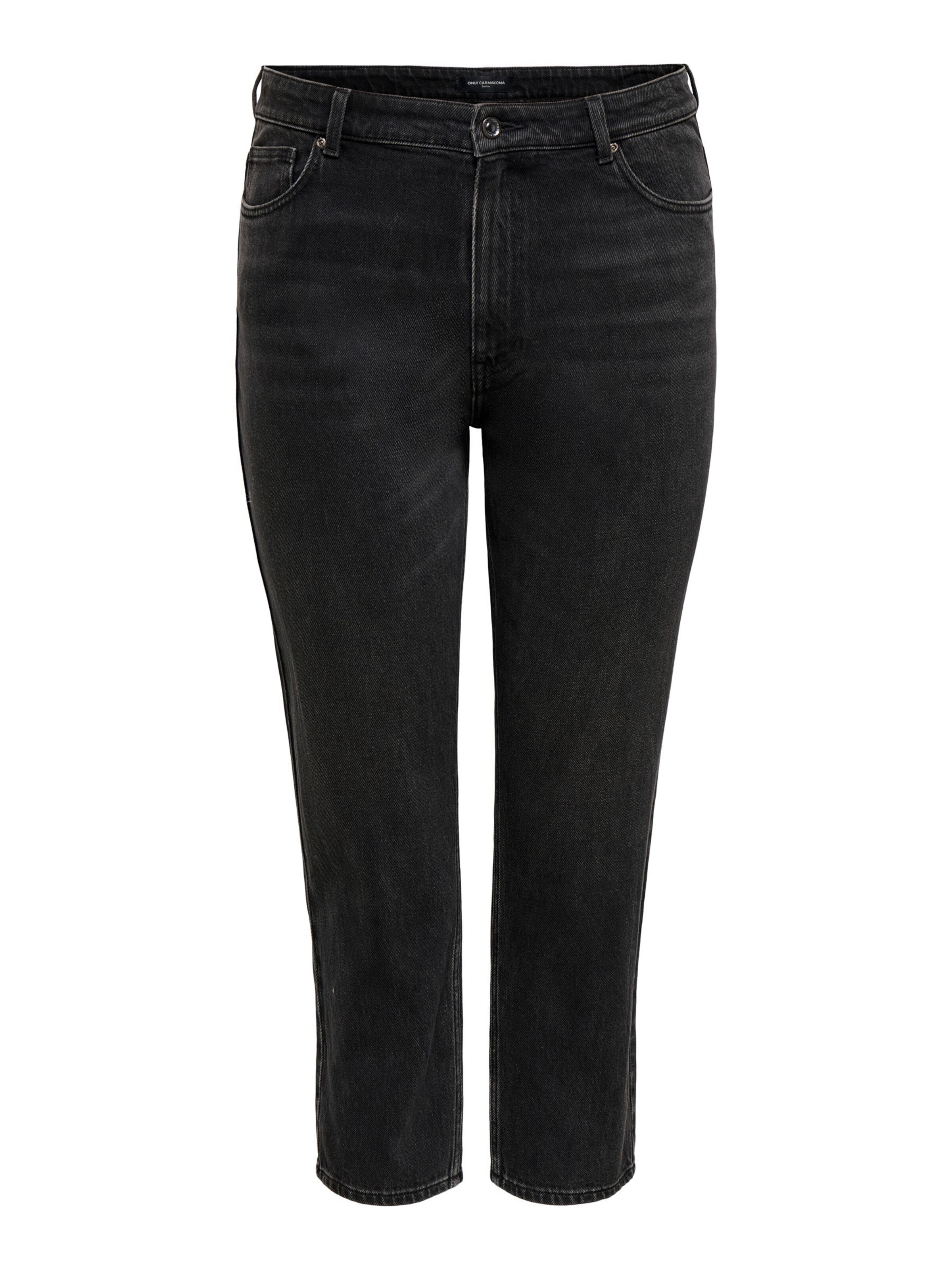 Coupe slim Jean ONLY Carmakoma en noir : devant