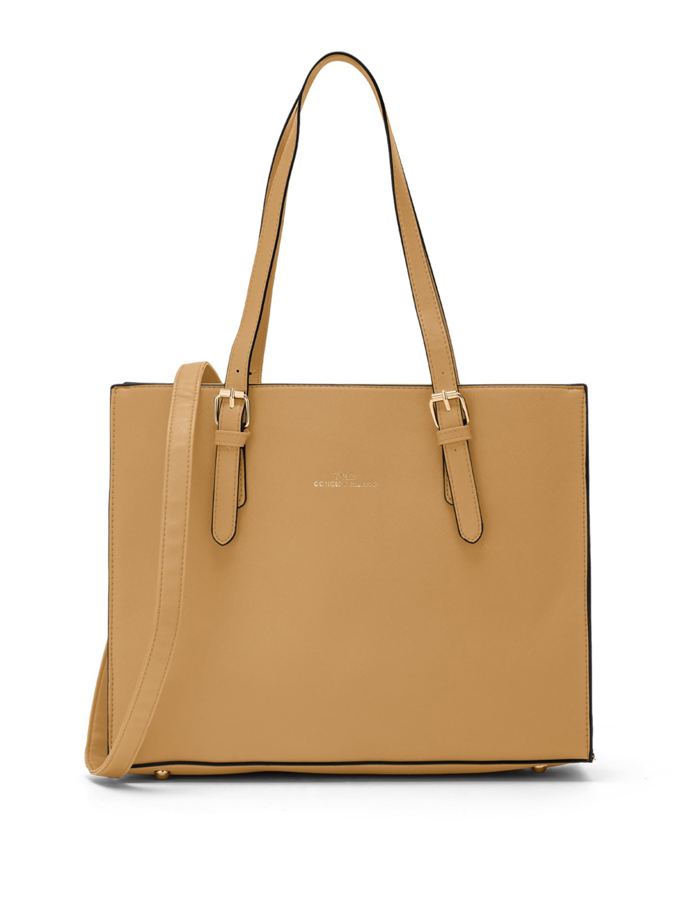TWIG Concept Milano Handbag 'Shelley' in Beige: front