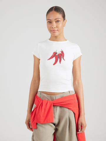 Hailys Shirt 'Pi44ni' in White: front