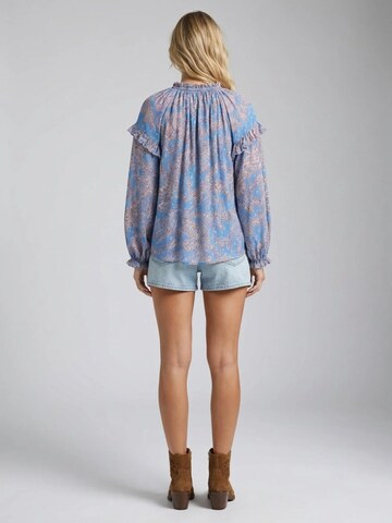 Miss June - Blusa 'Blouse Renata' en azul