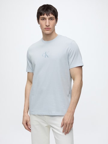 Calvin Klein Jeans Μπλουζάκι σε μπλε: μπροστά