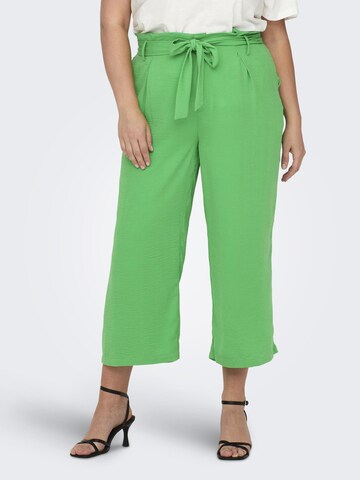 Regular Pantalon ONLY Carmakoma en vert : devant