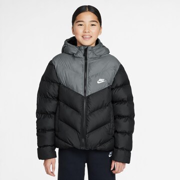 Nike Sportswear Winter Jacket in Black: front