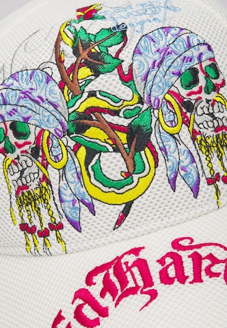 Casquette 'Pirates Airtex' Ed Hardy en blanc