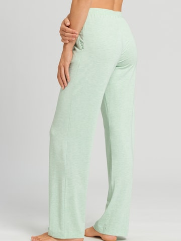 Hanro Pajama Pants ' Natural Elegance ' in Green