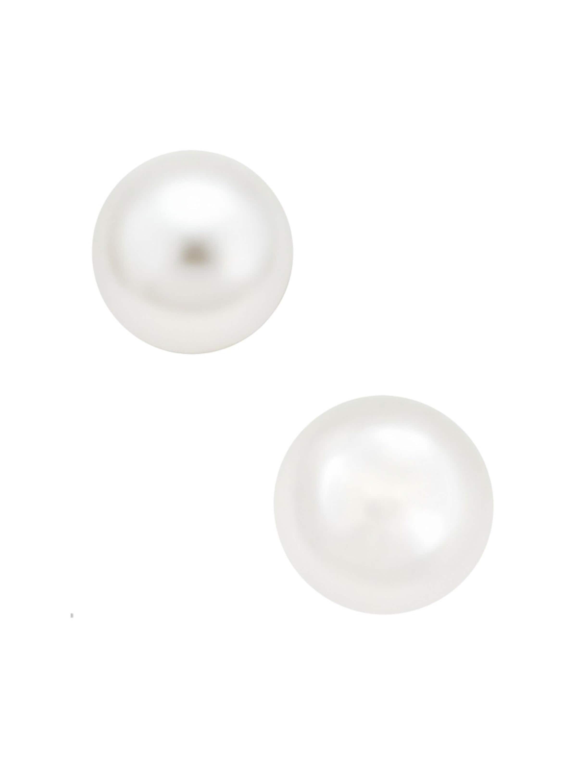 Boucles d'oreilles 'Ohrstecker aus Sterlingsilber mit Süßwasserperle 7 mm' Maxte en blanc