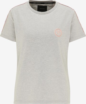 T-shirt Carlo Colucci en gris : devant