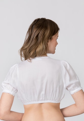 STOCKERPOINT Klederdracht blouse 'Leana' in Wit