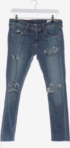 rag & bone Jeans in 25 in Blue: front
