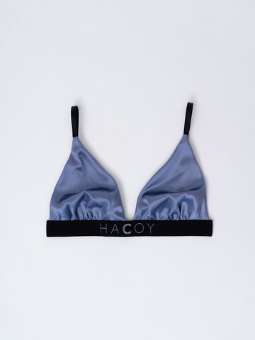 HACOY Bustier BH in Blauw: voorkant